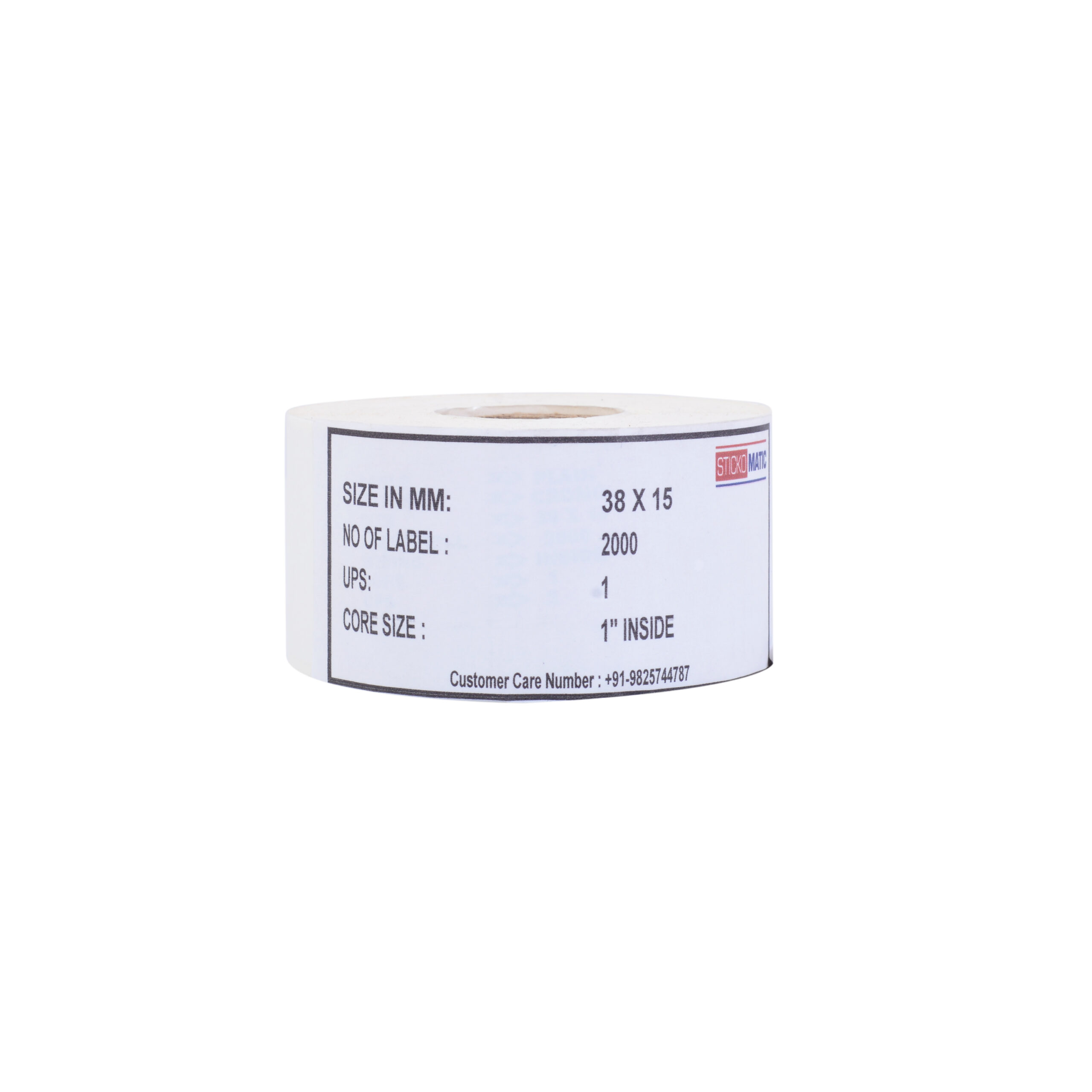 1.5″ x 0.6″ (38mm x 15mm) Direct Thermal Label Roll - Image 2