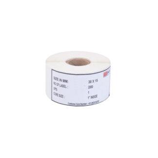 1.5″ x 0.6″ (38mm x 15mm) Direct Thermal Label Roll