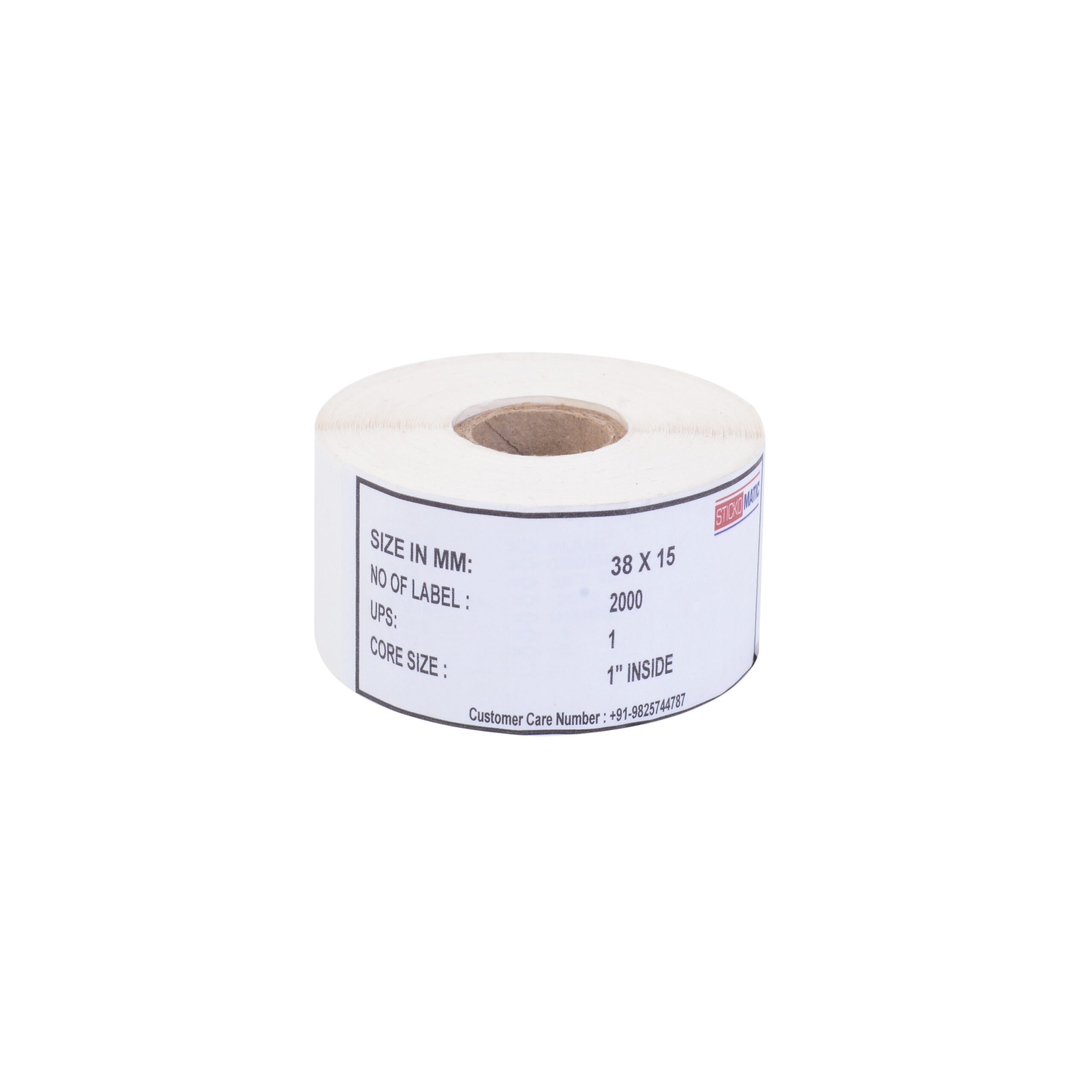 1.5″ x 0.6″ (38mm x 15mm) Direct Thermal Label Roll