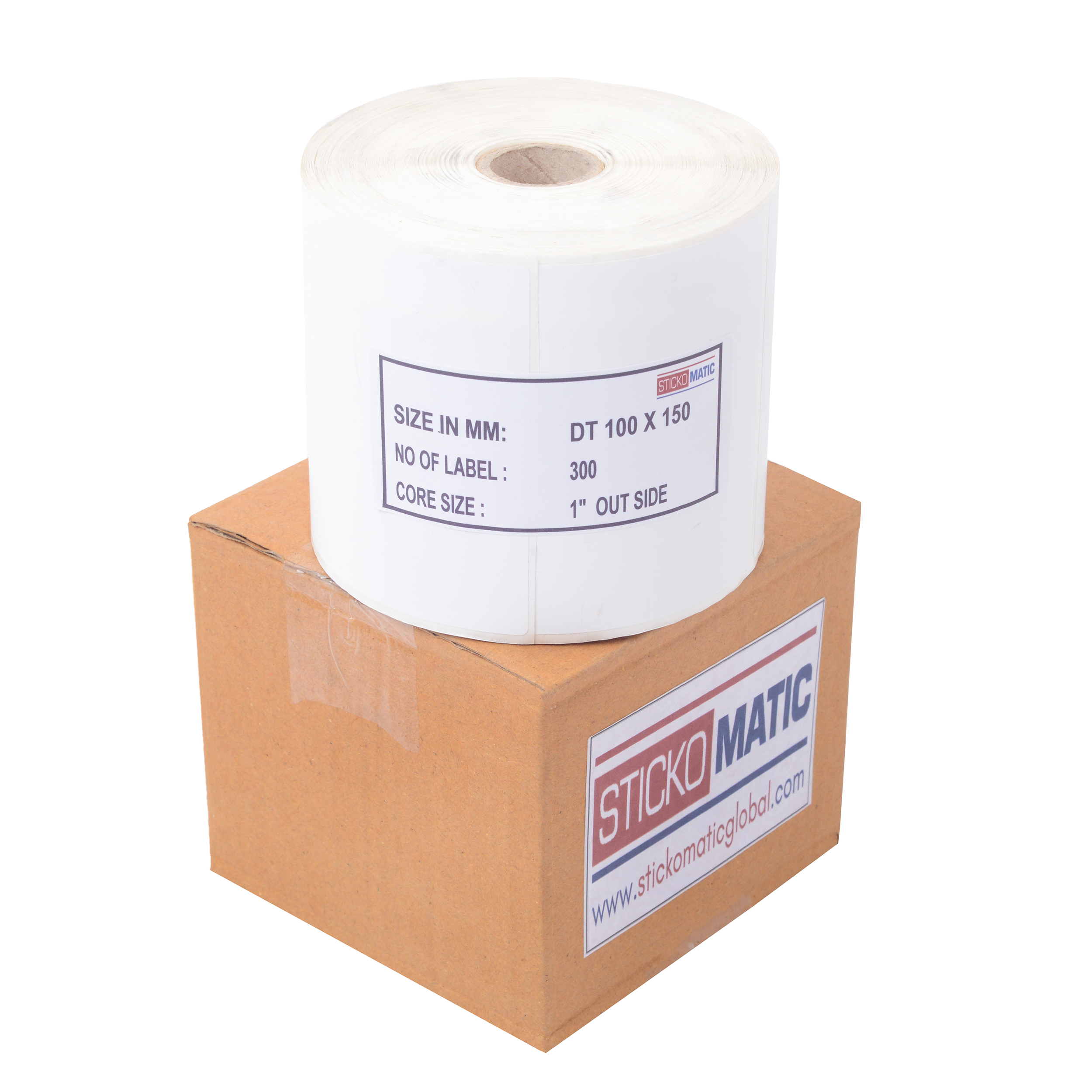 4" x 6" (100mmX150mm) Direct Thermal Shipping Label Roll - Image 2