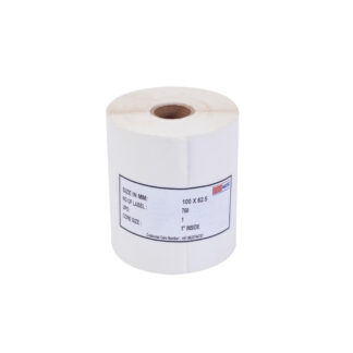 4″ x 2.46″ (100mmX62.5mm) Direct Thermal Label Roll