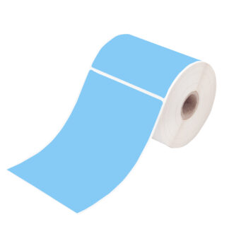 4" x 6" (100mmX150mm) Blue Direct Thermal Shipping Labels Roll